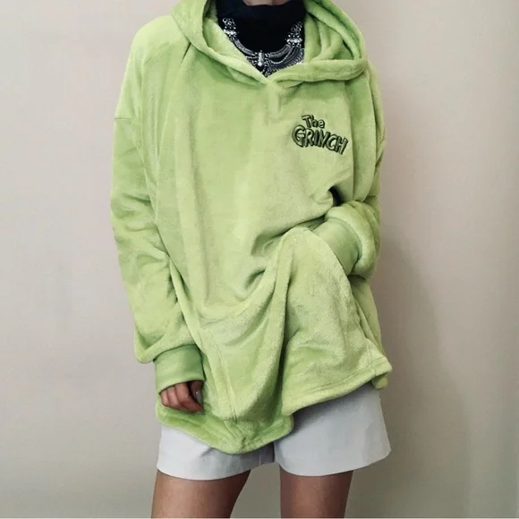Dr. Seuss The Grinch Green Hoodie - Picture 3 of 8